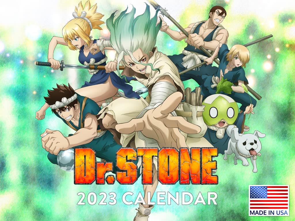 Amazon | Dr Stone カレンダー 2023年 マンスリー 壁掛け カレンダー